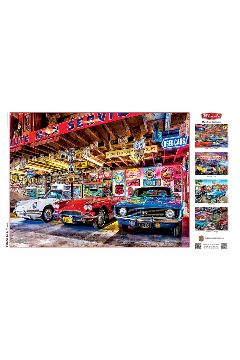 Triple Threat 750 Piece Jigsaw Puzzle, Alternate, color, Multicolor