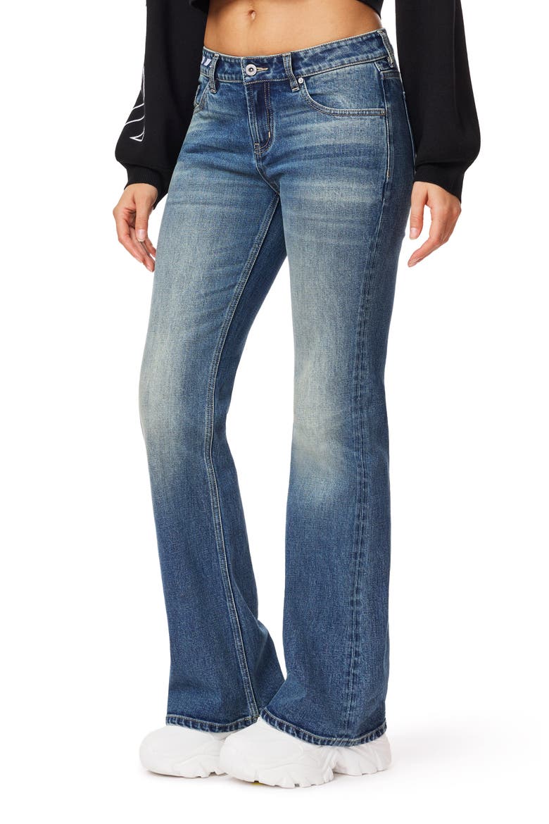 Low Rise Bootcut Jeans, Alternate, color, LOWEST EAST SIDE