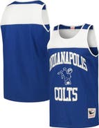 Mitchell & Ness Men's Mitchell & Ness Royal/White Indianapolis Colts  Heritage Colorblock Tank Top