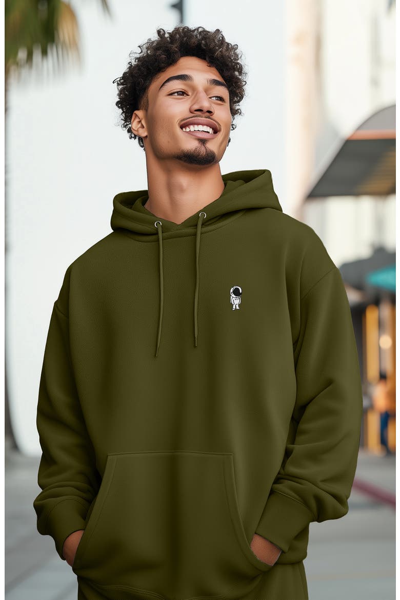Astronaut Midweight All Day Hoodie, Alternate, color, Olive