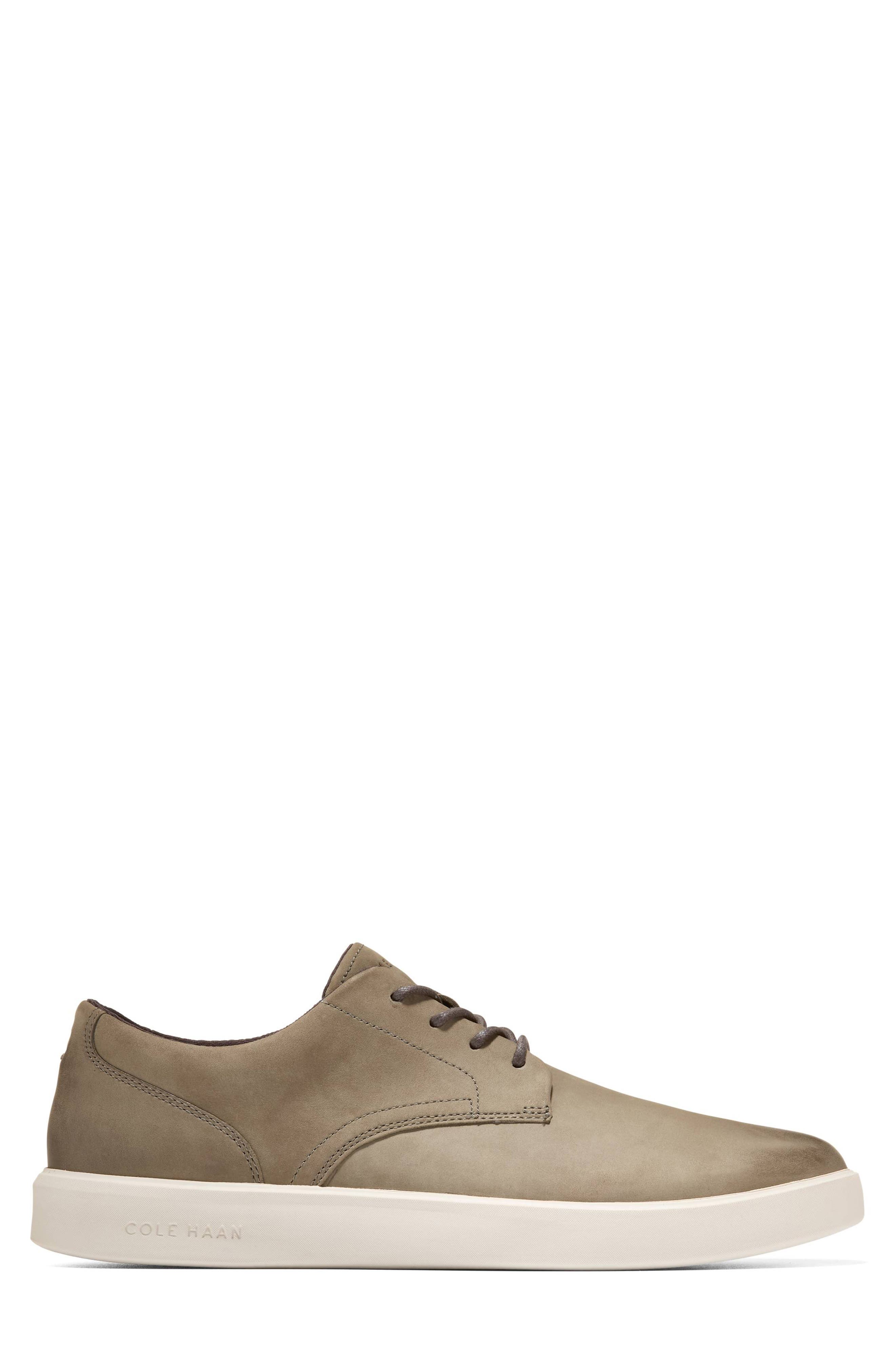 Grand Crosscourt Daily Plain Toe Sneaker, Alternate, color, SEA TURTLE NUBUCK / CHOCOLATE