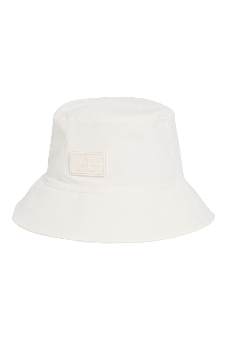 rubber patch bucket hat, Main, color, CREAM