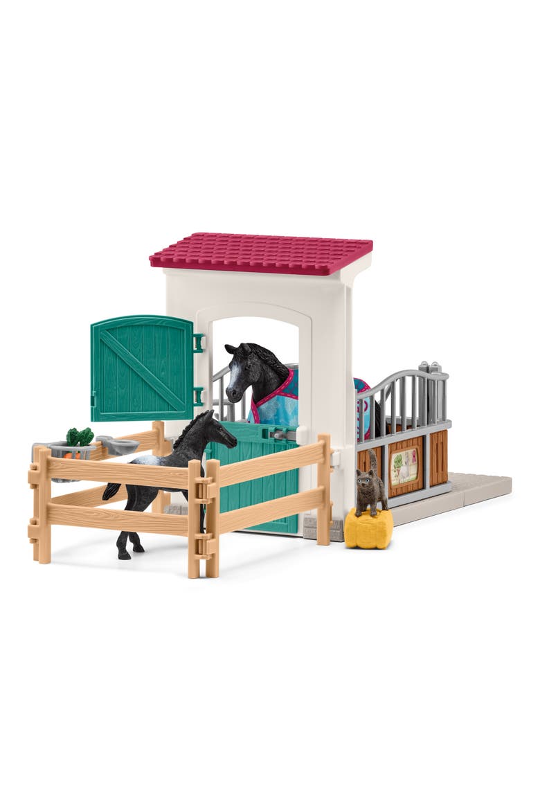 Horse Club Horse Box With Mare & Foal, 34 Piece Playset, Alternate, color, Multicolored
