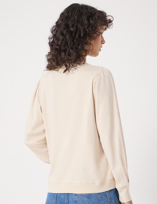 Hush Emily V-neck Puff Sleeve Top In Neutral