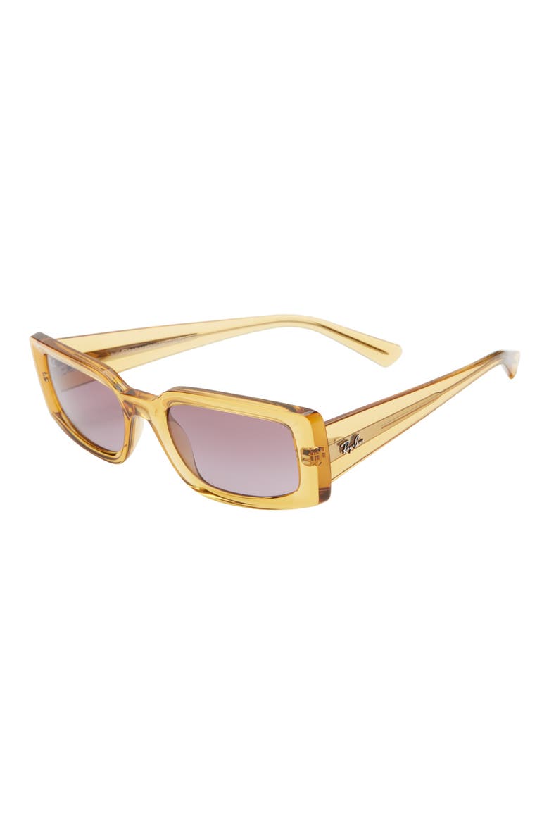 Kiliane 54mm Gradient Pillow Sunglasses, Alternate, color, YELLOW
