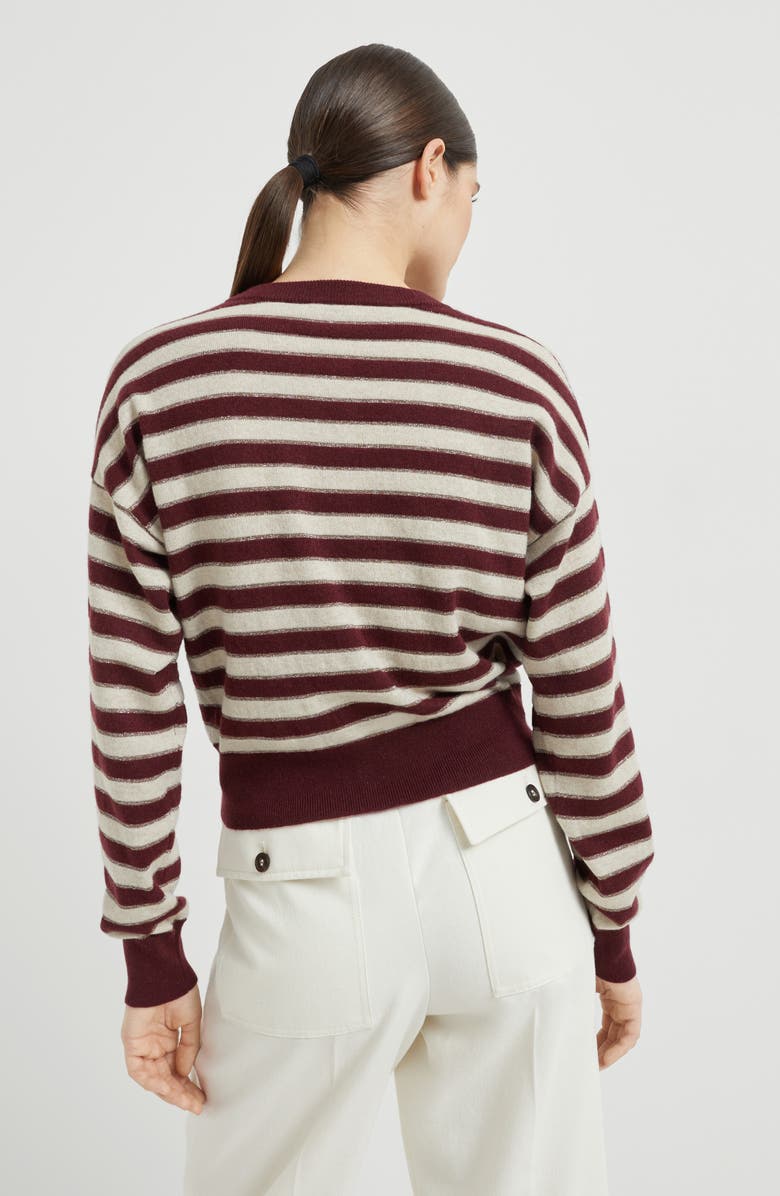 Brunello Cucinelli Cashmere cardigan, Alternate, color, Amaranth