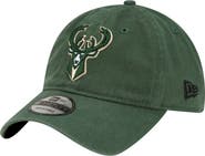 New Era Men's New Era Hunter Green Milwaukee Bucks Team 2.0 9TWENTY Adjustable Hat