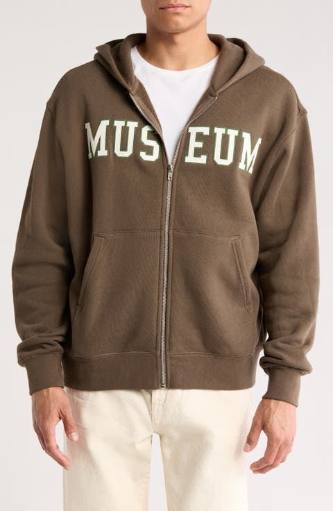 パーカー・フーディ THE MUSEUM VISITOR SILVER CUBIC LOGO ZIP UP HOODY 4TR297 Men's Museum of Peace & Quiet Zip Up Hoodies | Nordstrom