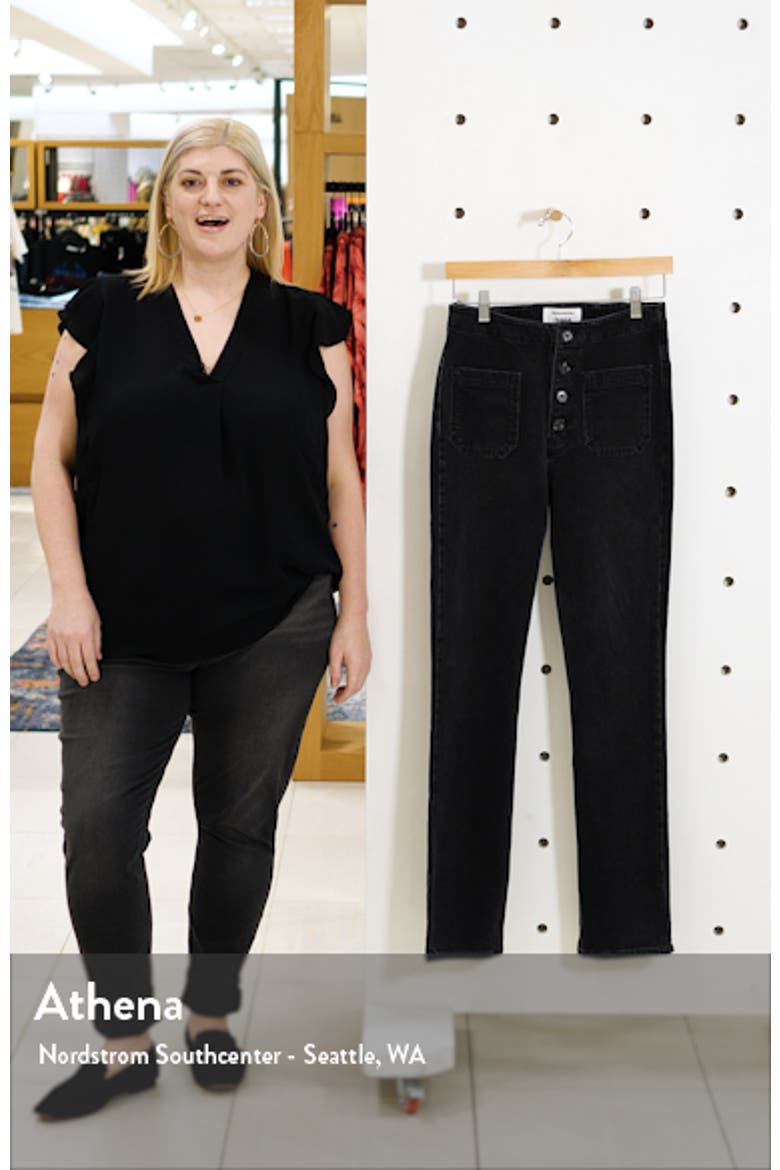 Elsie High Waist Straight Leg Jeans video