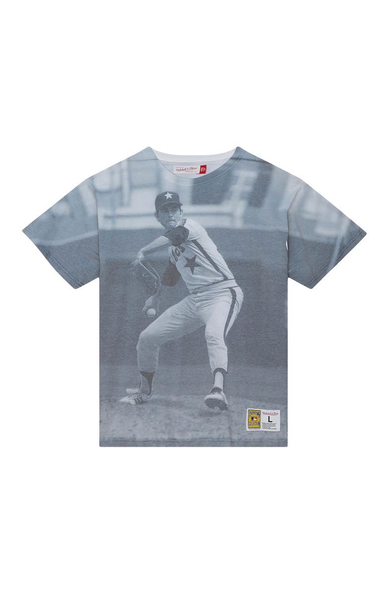 Mitchell & Ness Men's Mitchell & Ness Nolan Ryan Houston Astros Cooperstown Collection Highlight Sublimated Player Graphic T-Shirt, Alternate, color, White