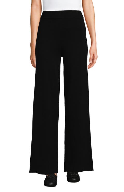 Fine Gauge Cotton Sweater Pants