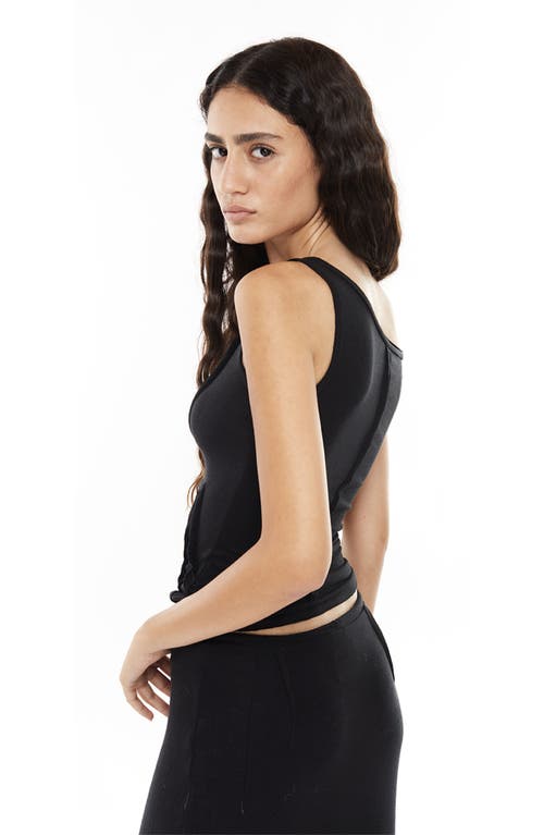 Mother Of All Papper Off Shoulder Top In Black