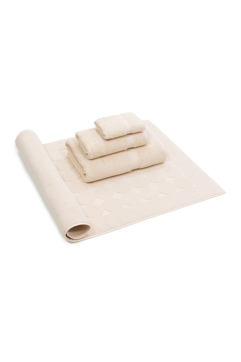 Sinemis Terry 4-Piece Towel Set - Beige, Alternate, color, BEIGE