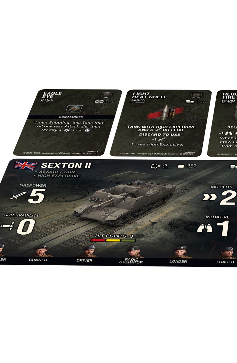 Gale Force Nine World Of Tanks Sexton Ii Wave 8 Assault Gun Expansion, Miniatures Game, Alternate, color, Multicolored