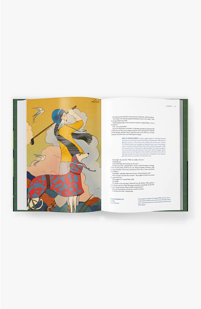 Bond & Grace The Great Gatsby Art Novel, Alternate, color, Green