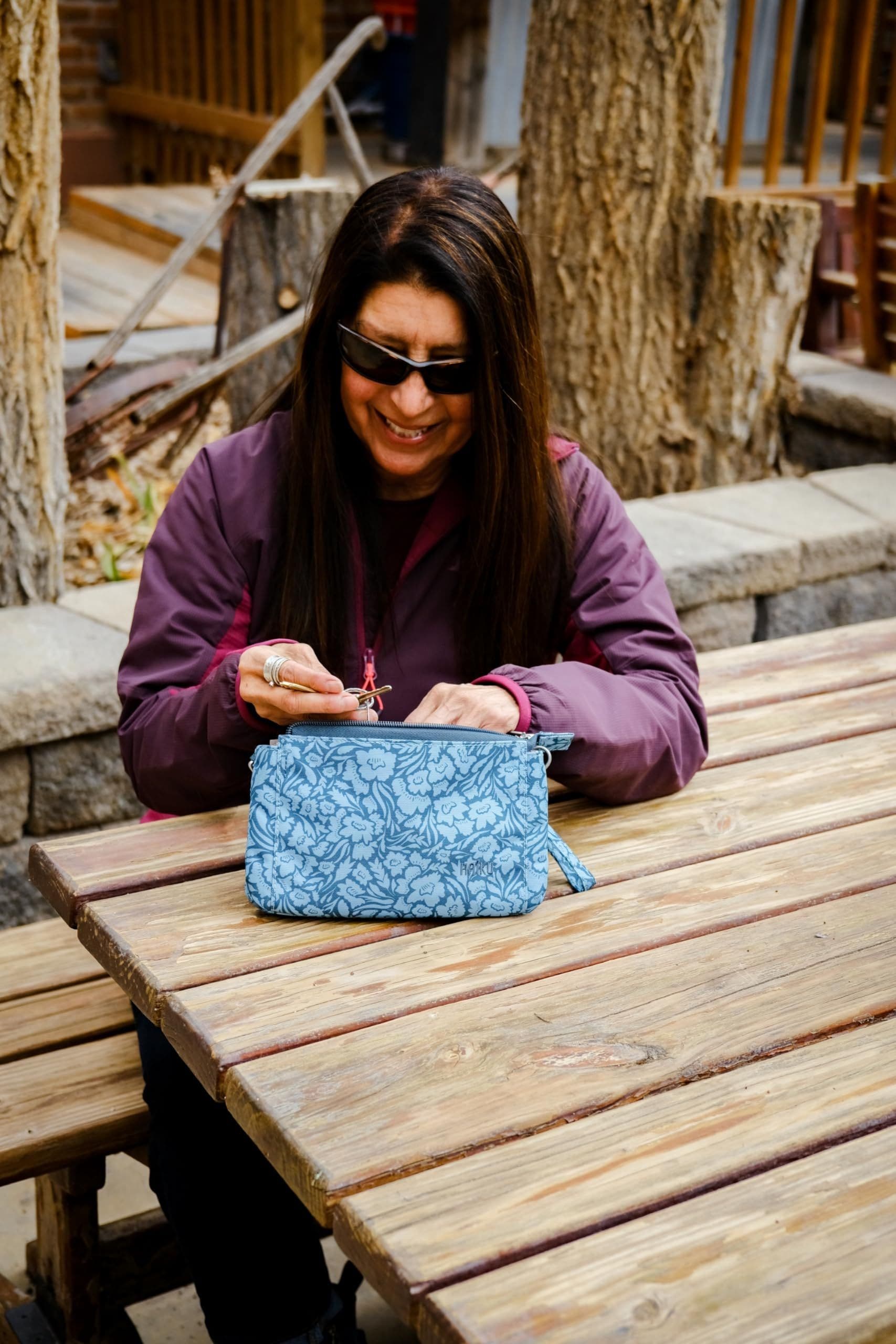 Stride Wristlet Wallet, Alternate, color, Floral Garden