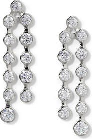 Nadri Brooklyn Cubic Zirconia Linear Drop Earrings
