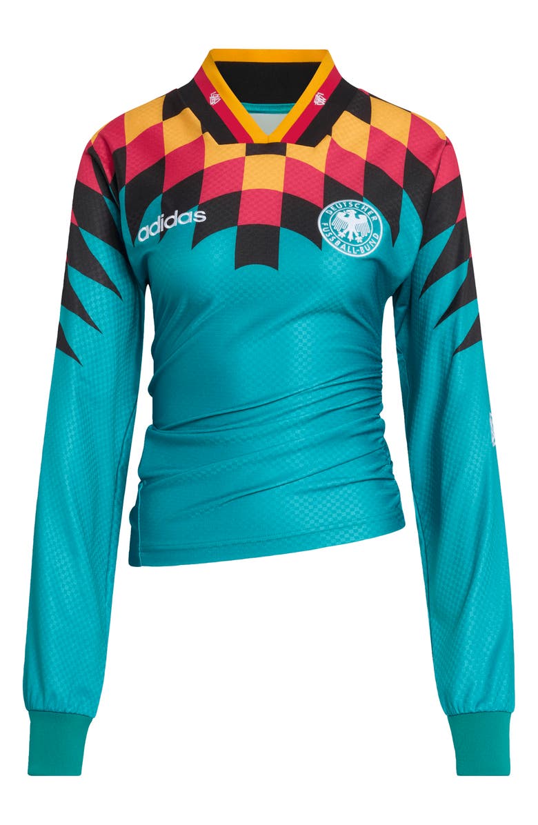 adidas Originals Germany Reconstructed Bringback Jersey, Alternate, color, Power Green