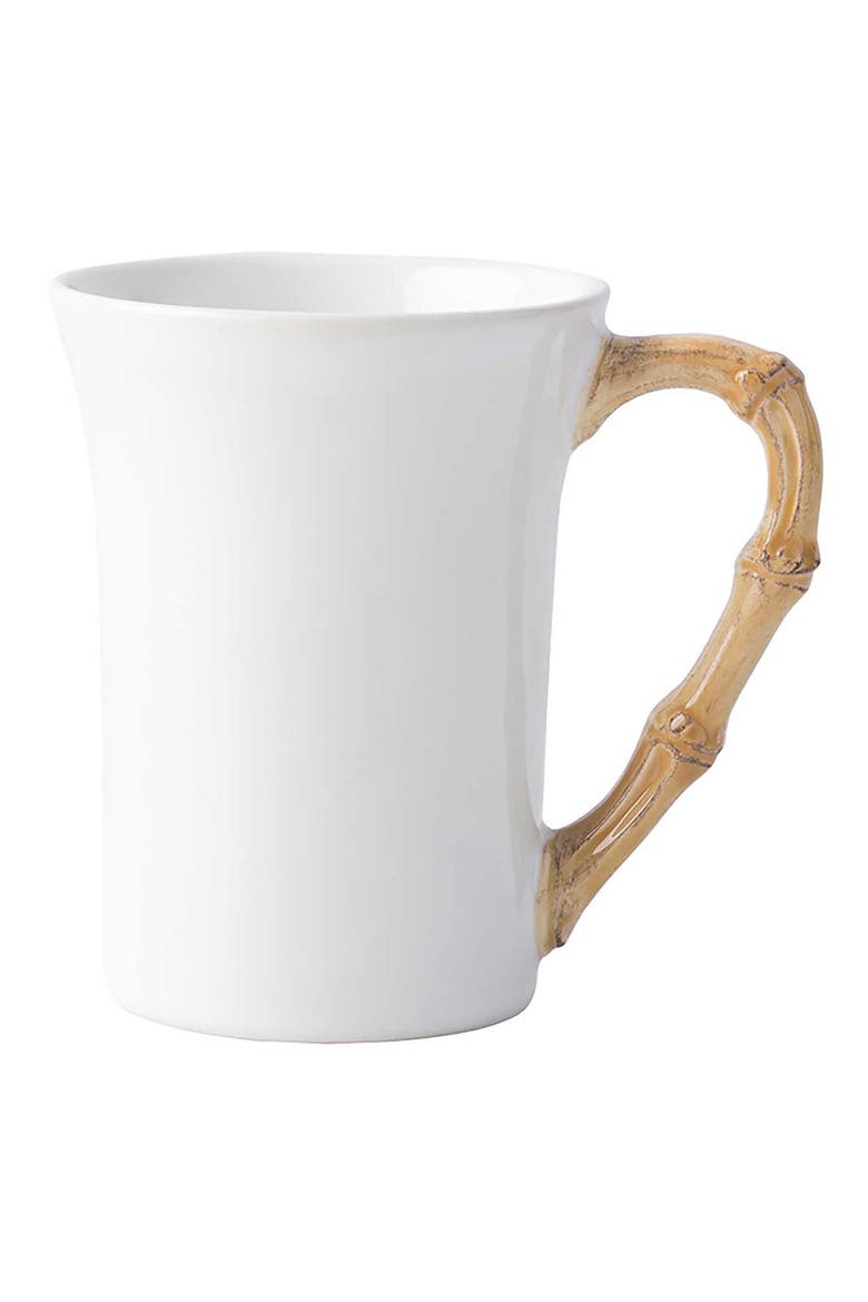 Bamboo Ceramic Mug, Main, color, WHITEWASH/ BAMBOO NATURAL