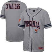 COLOSSEUM Men's Colosseum Gray Virginia Cavaliers Free Spirited Baseball Jersey