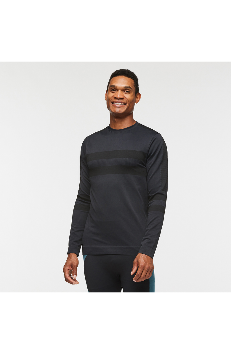 Cotopaxi Debajo Seamless Baselayer Crew - Men's, Main, color, Cotopaxi Black