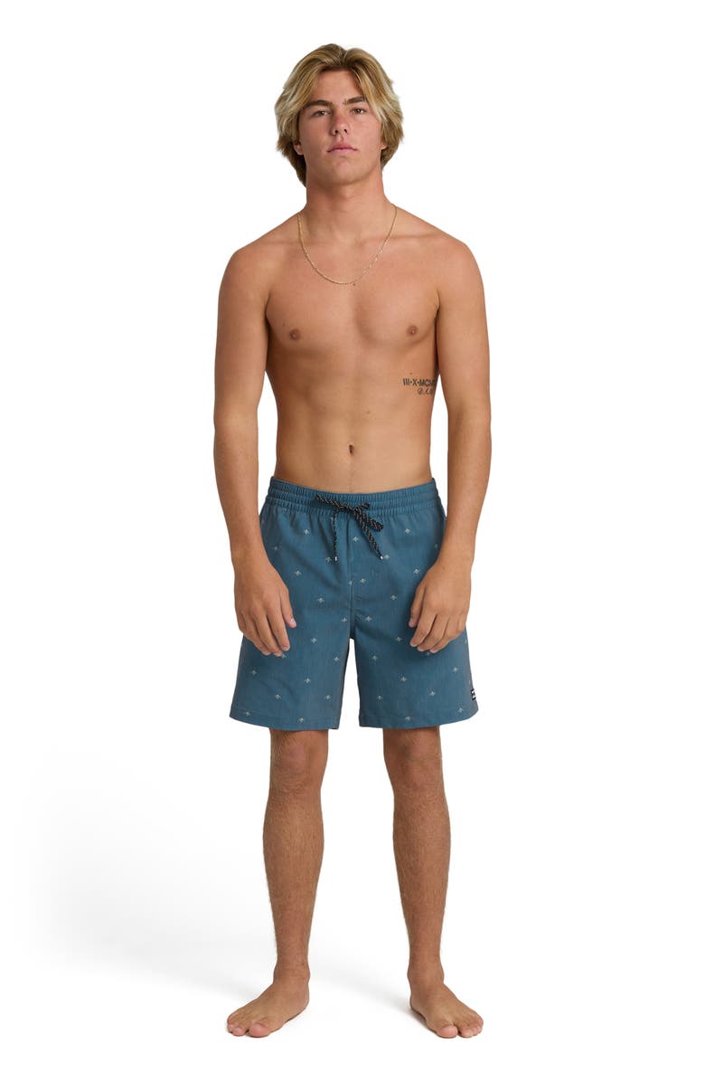 Billabong Good Times Layback Swim Trunks, Alternate, color, Real Teal
