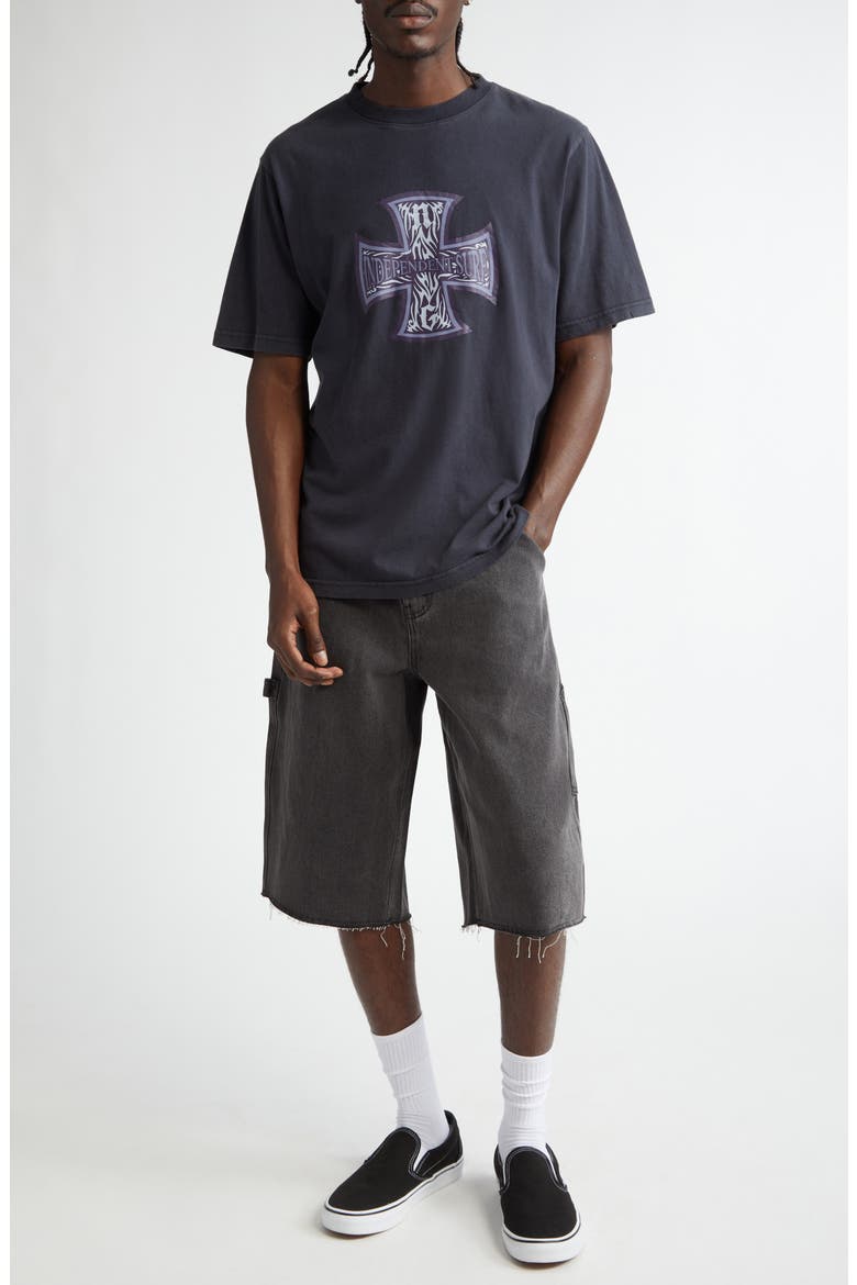 Independent Surf Cotton Graphic T-Shirt, Alternate, color, NAVY