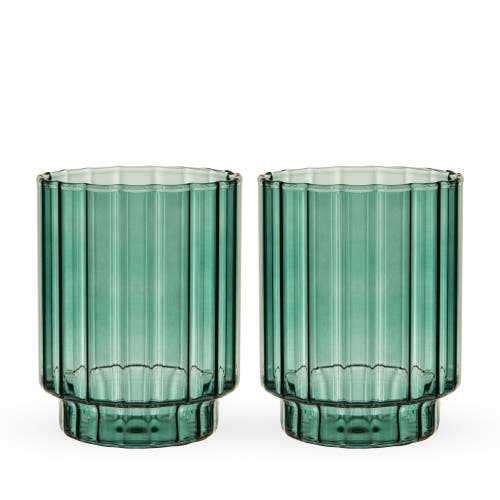 Twine Malachite Optic Tumblers Set Of 2