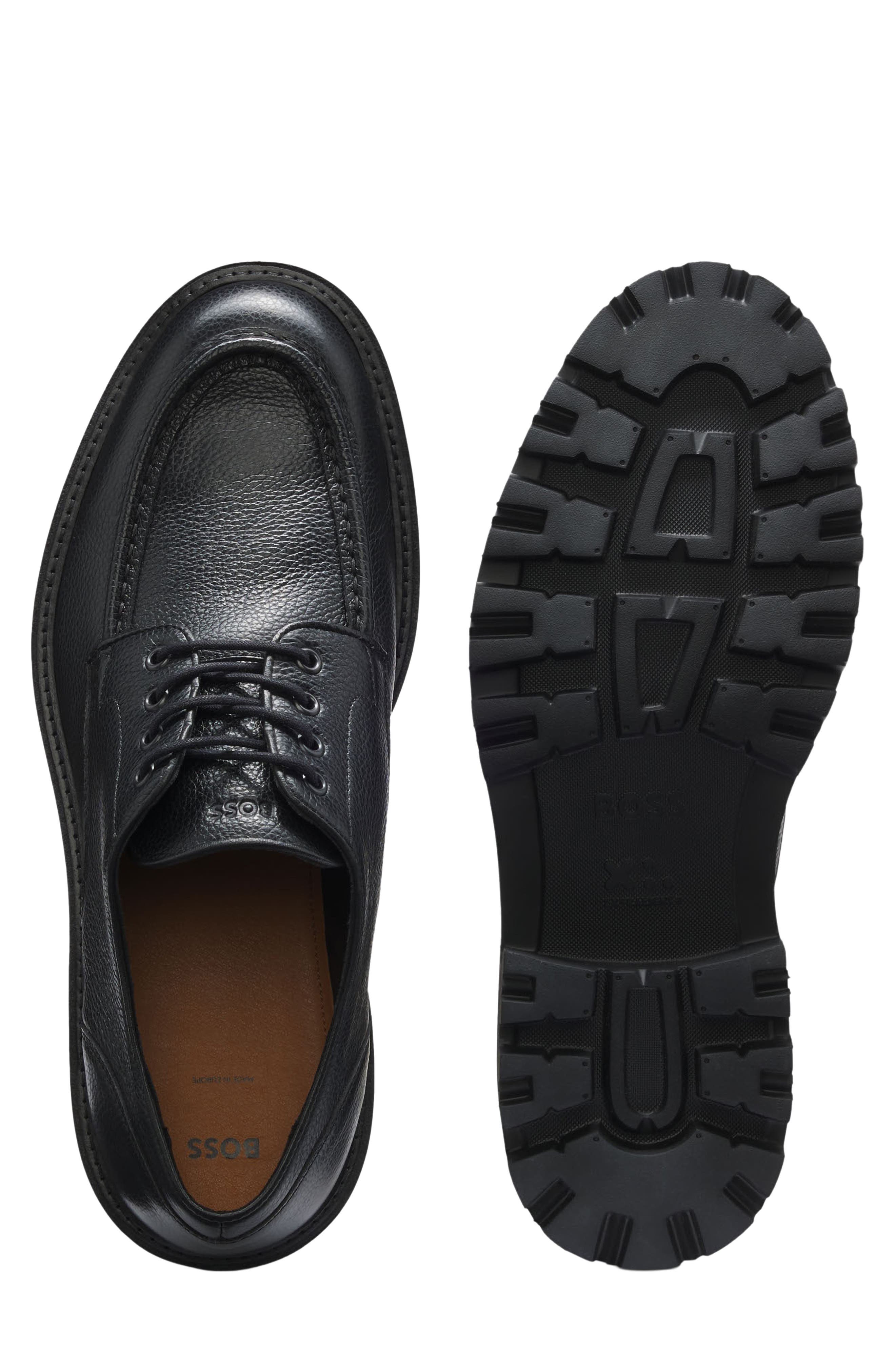 Julyo Leather Derby, Alternate, color, BLACK