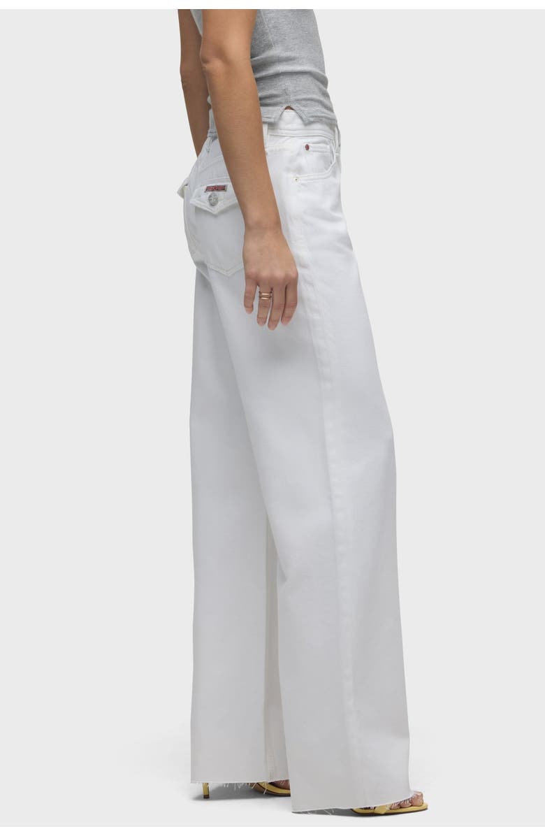 Hudson Jeans Jodie Wide Leg W/ Flap, Main, color, White