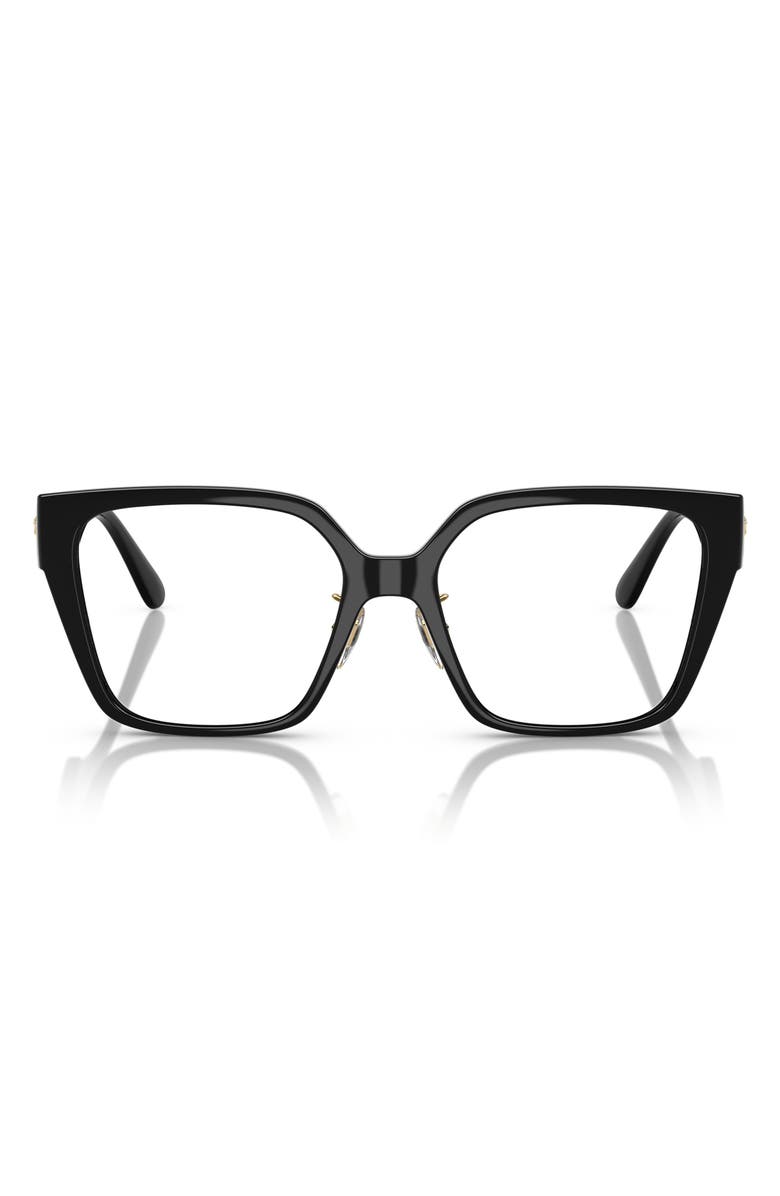 Versace 54mm Square Optical Glasses, Main, color, 