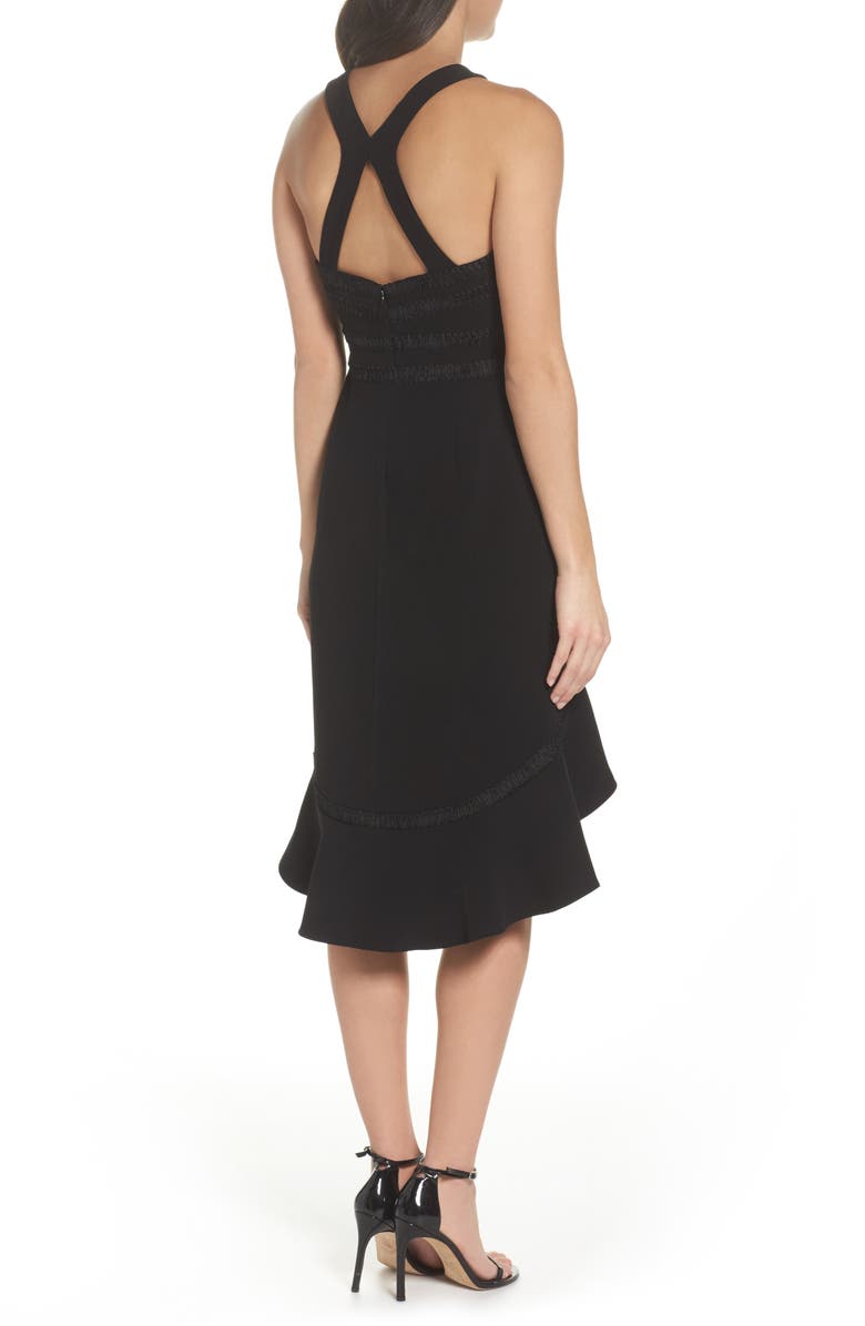 Foxiedox Aviana High/Low Halter Neck Dress, Alternate, color,