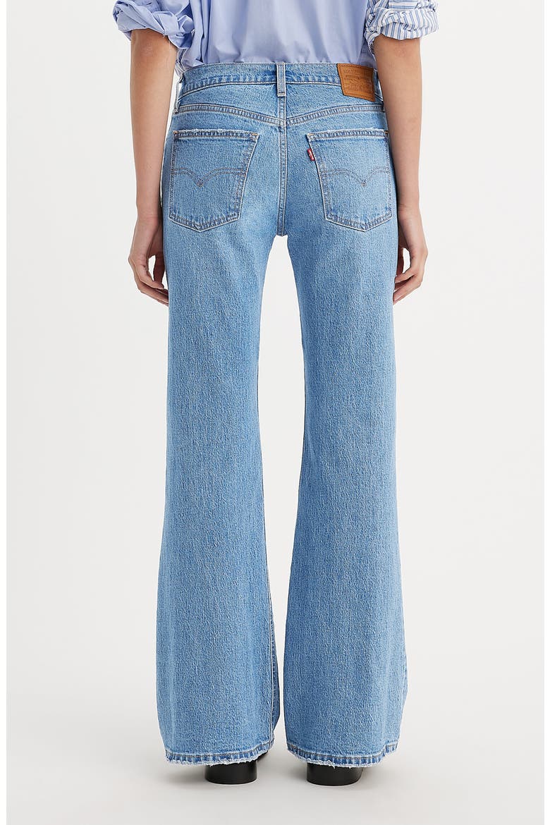 Middy Flare Jeans, Alternate, color, IN PATCHES PSK ST