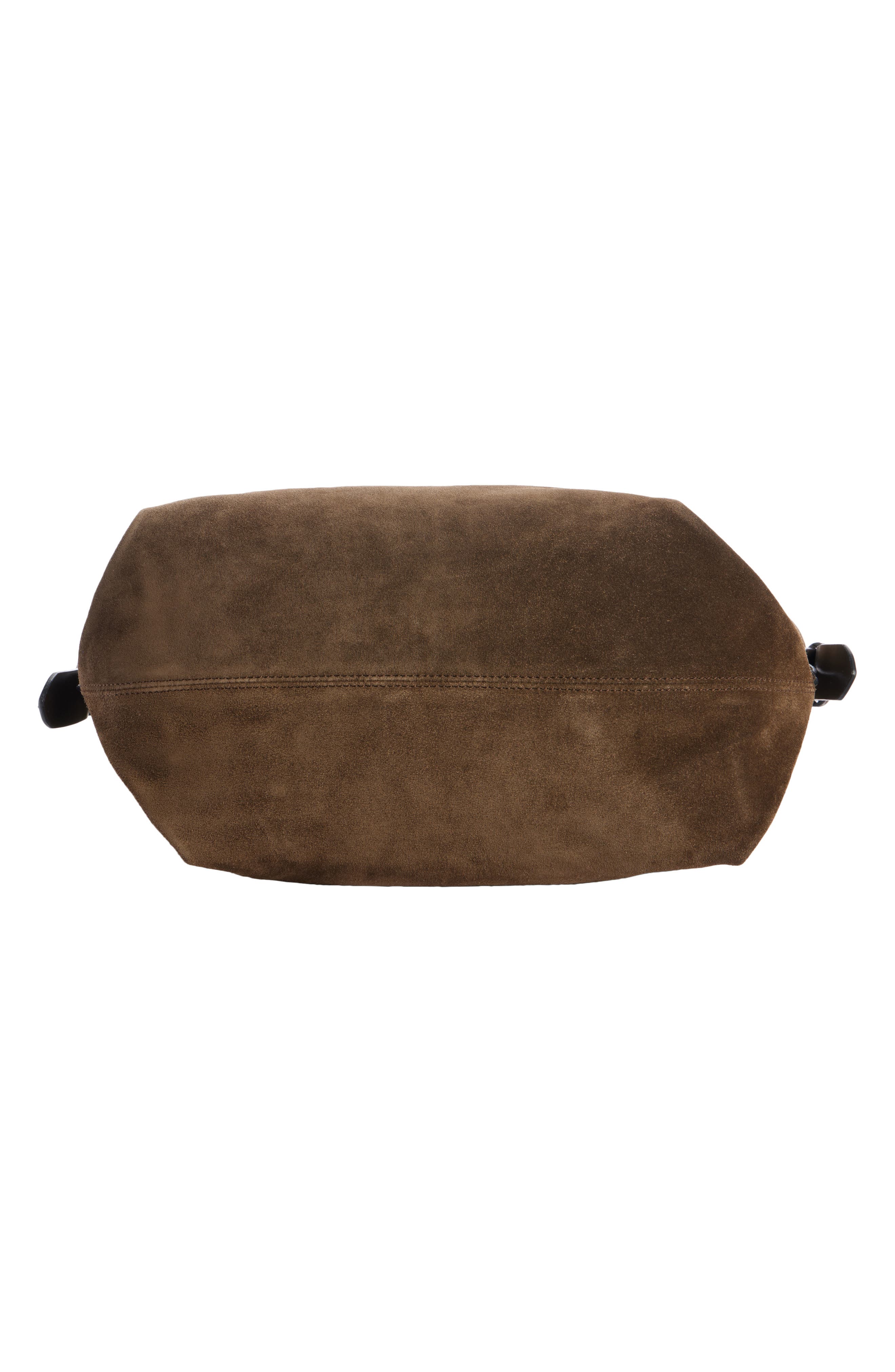 Isabel Marant Leyden Suede Hobo Bag, Alternate, color, 