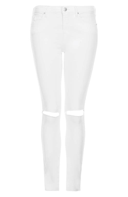 TOPSHOP TOPSHOP MOTO 'LEIGH' DISTRESSED SKINNY JEANS