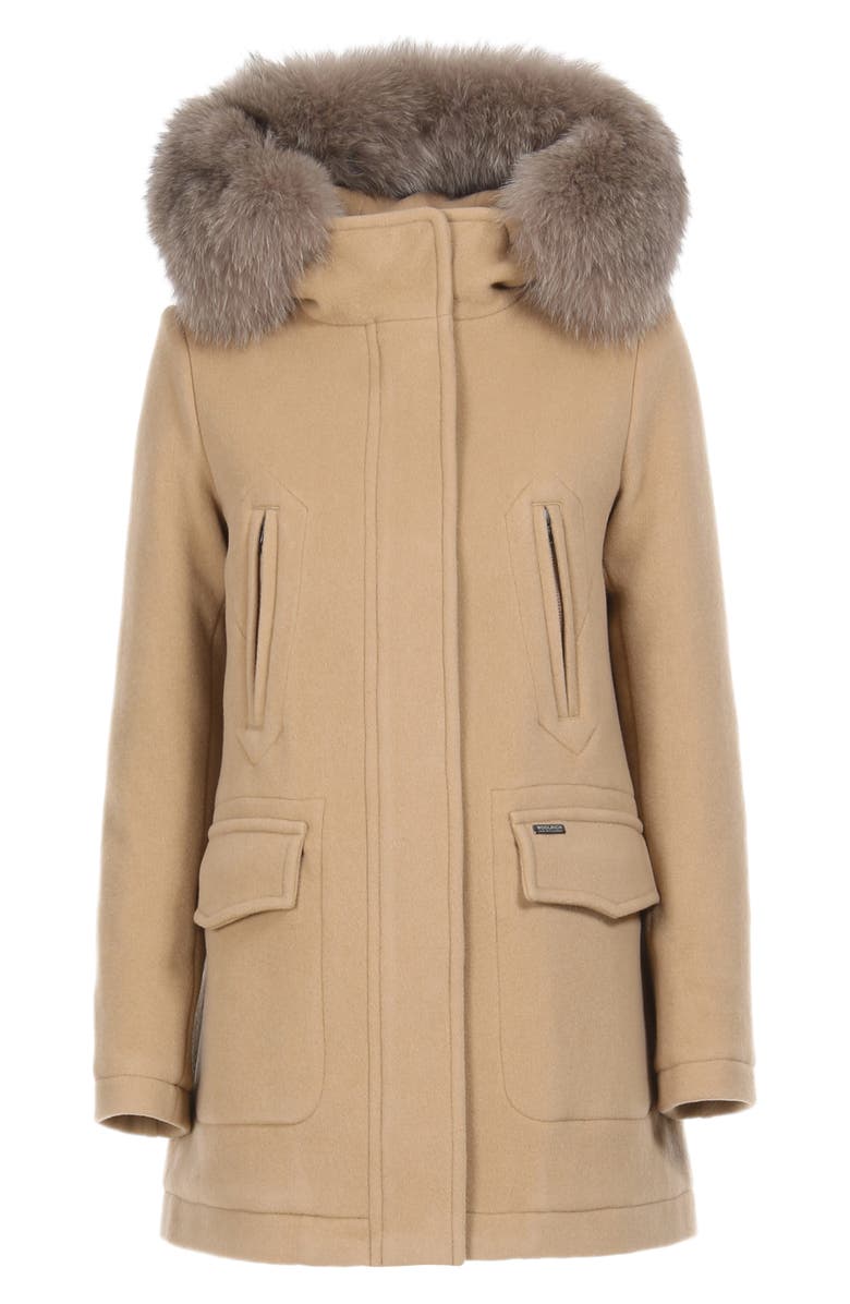 Woolrich McKenzie Coat with Genuine Fox Fur Trim, Alternate, color, 