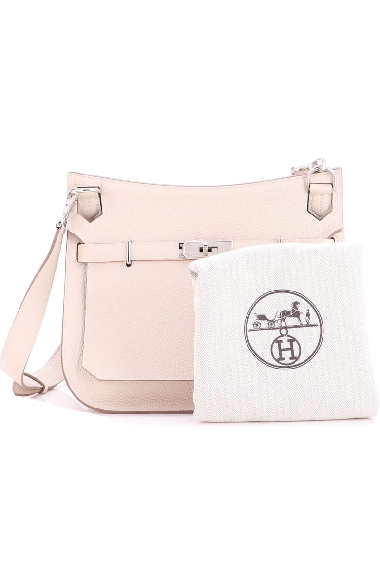 Pre-Owned Hermes Jypsiere Bag Clemence 28, Alternate, color, Craie