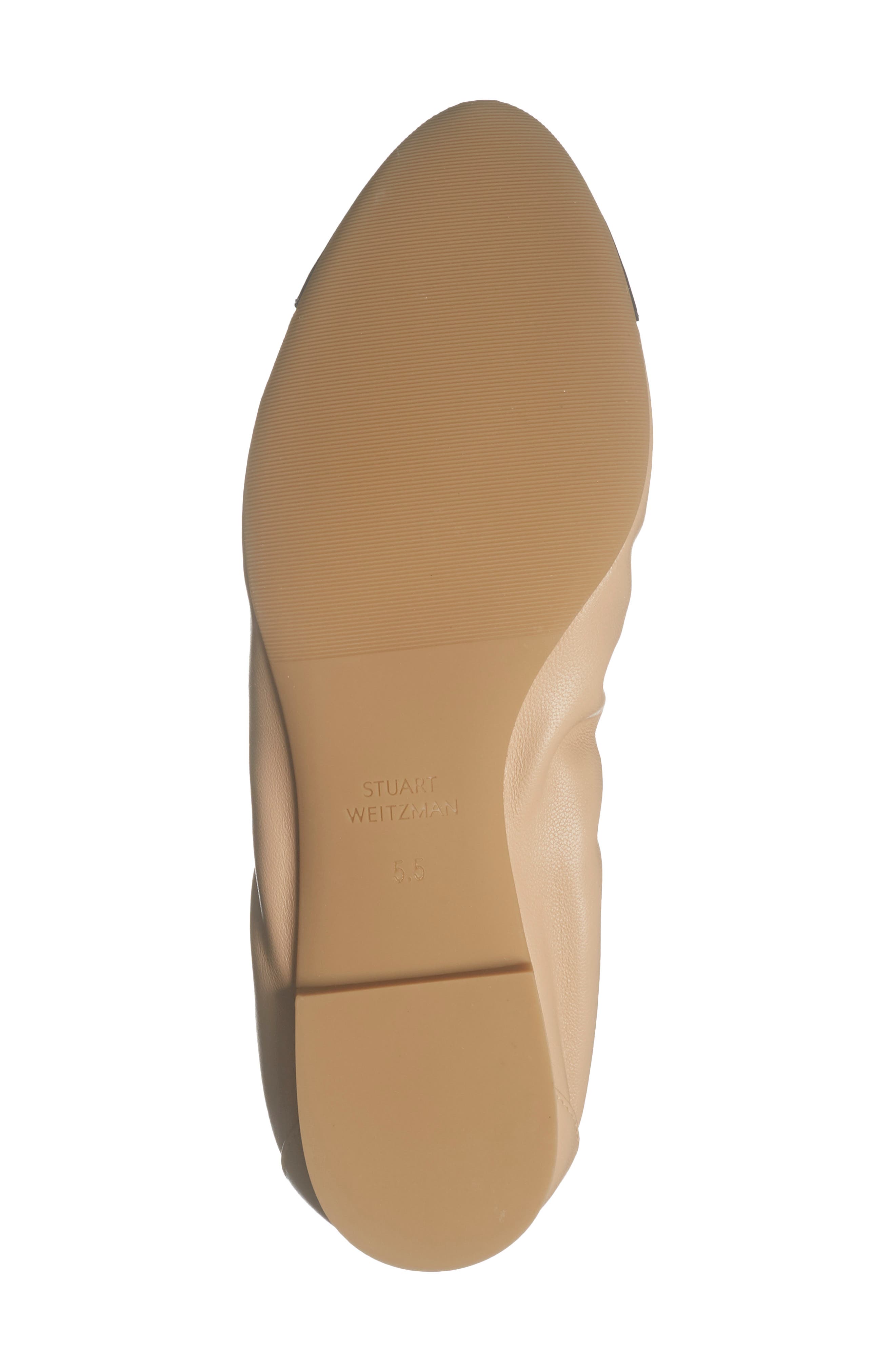 Gabby Foldable Ballet Flat, Alternate, color, GOLDEN BEIGE/BLACK