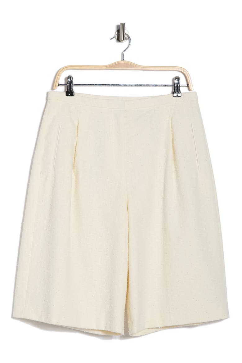 Tualy Tweed Shorts, Alternate, color, OPEN WHT