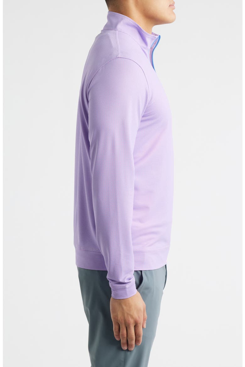 Perth Basketweave Quarter Zip Performance Sweatshirt, Alternate, color, PINK PARFAIT