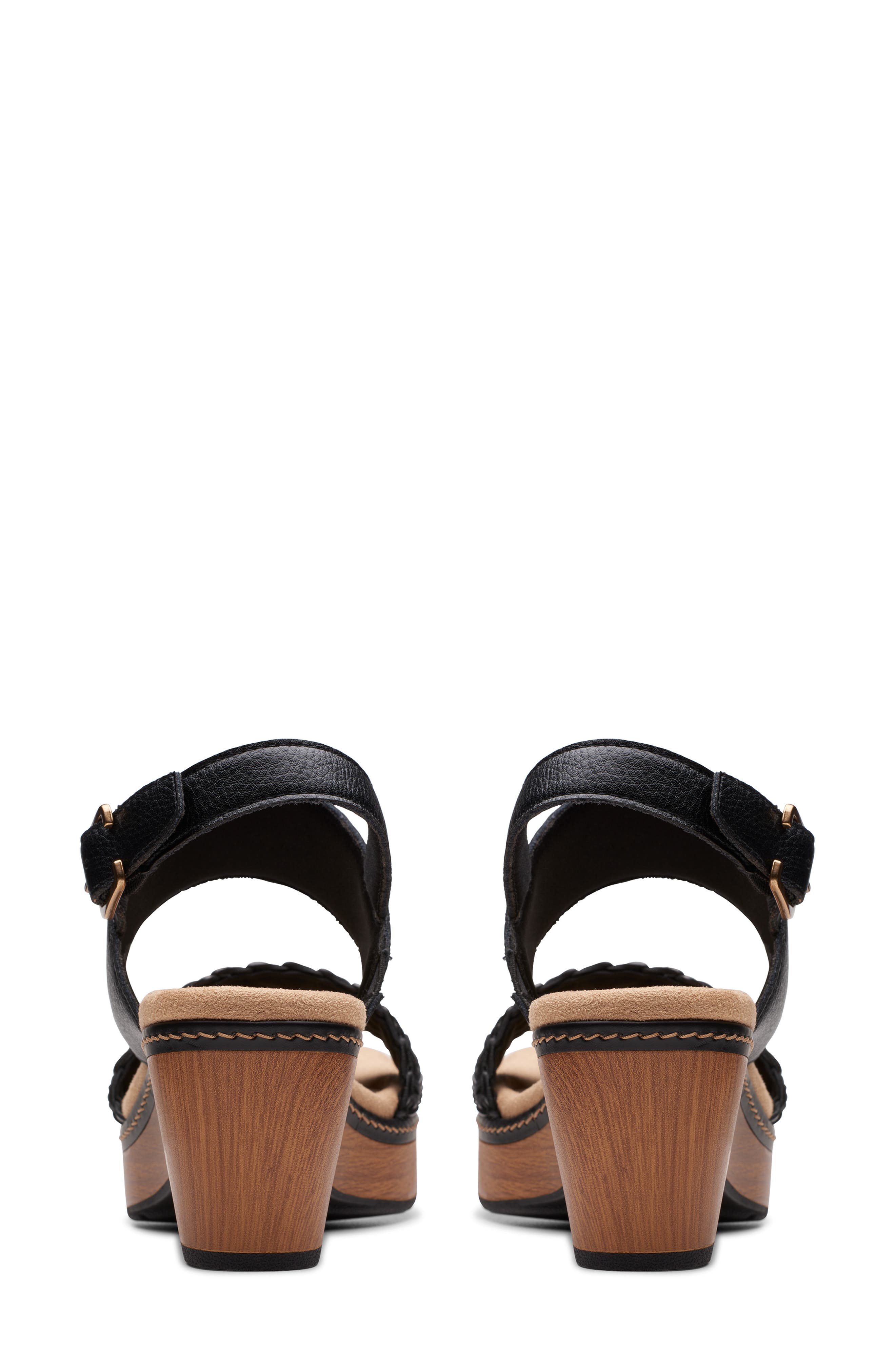 Clarks<sup>®</sup> Seannah Step Sandal, Alternate, color, Black