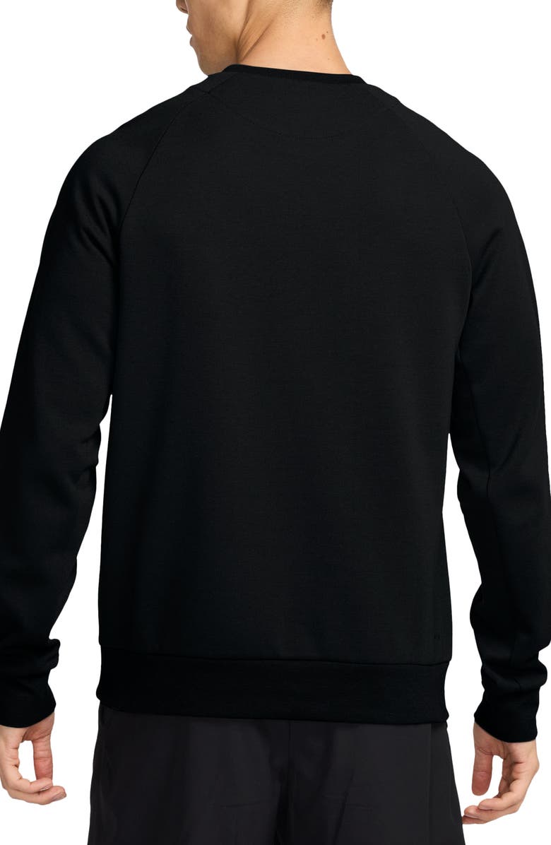 Nike Primary Dri-FIT Sweatshirt, Alternate, color, Black/ Black