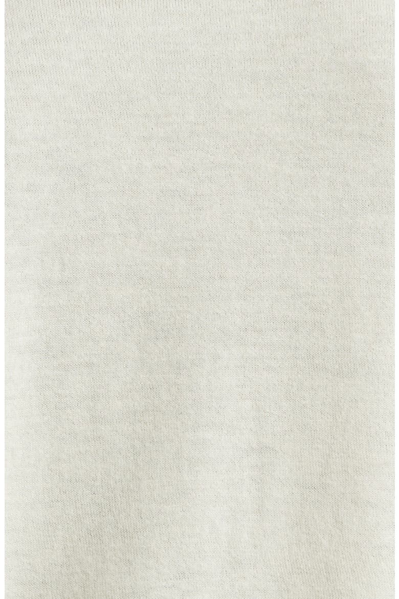Colorblock Raglan Sleeve Cashmere Sweater, Alternate, color, CHALK/ FADED BEIGE