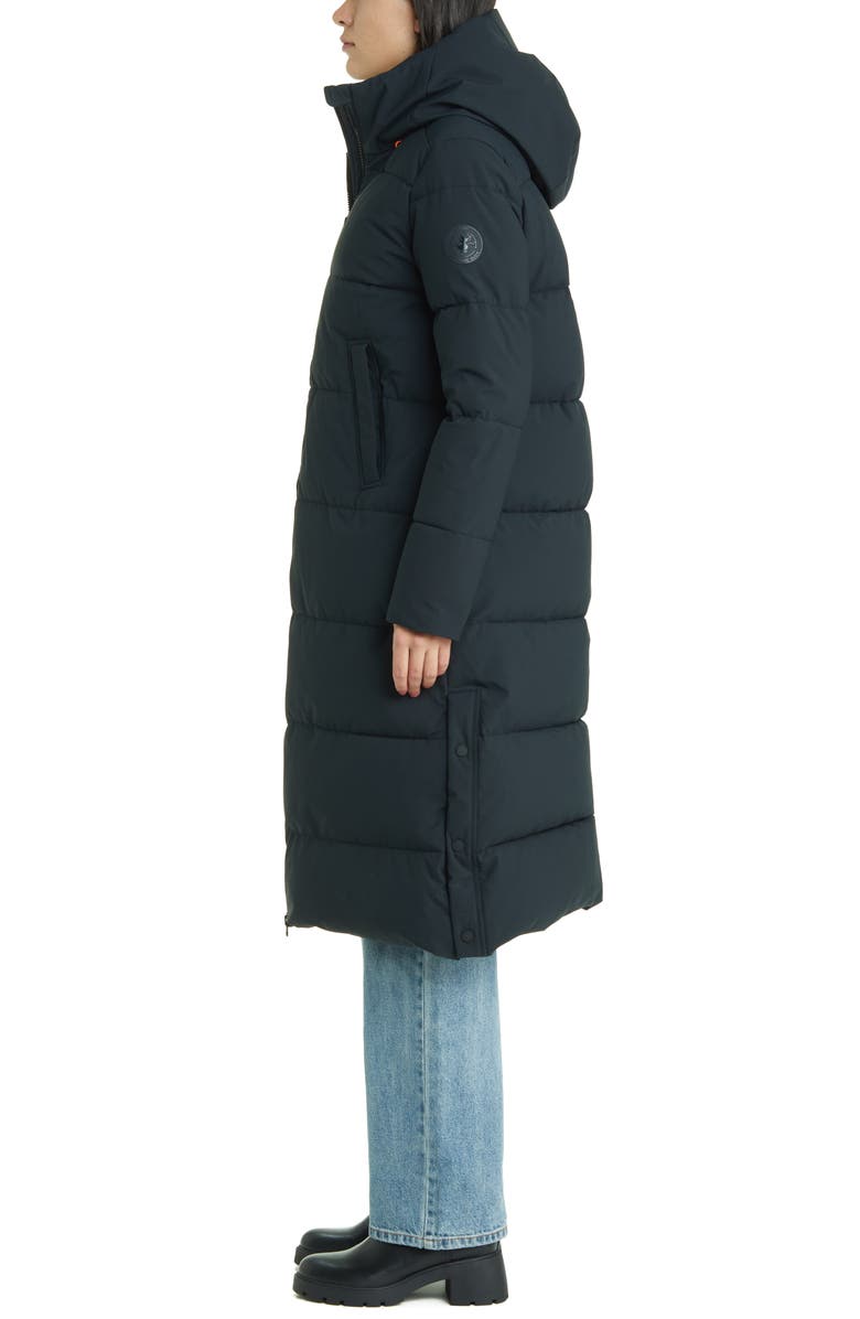 Save The Duck Missy Water Repellent Hooded Coat, Alternate, color,