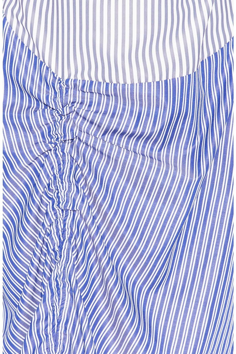 Stripe Single Sleeve Shirtdress, Alternate, color, BLUE MULTI