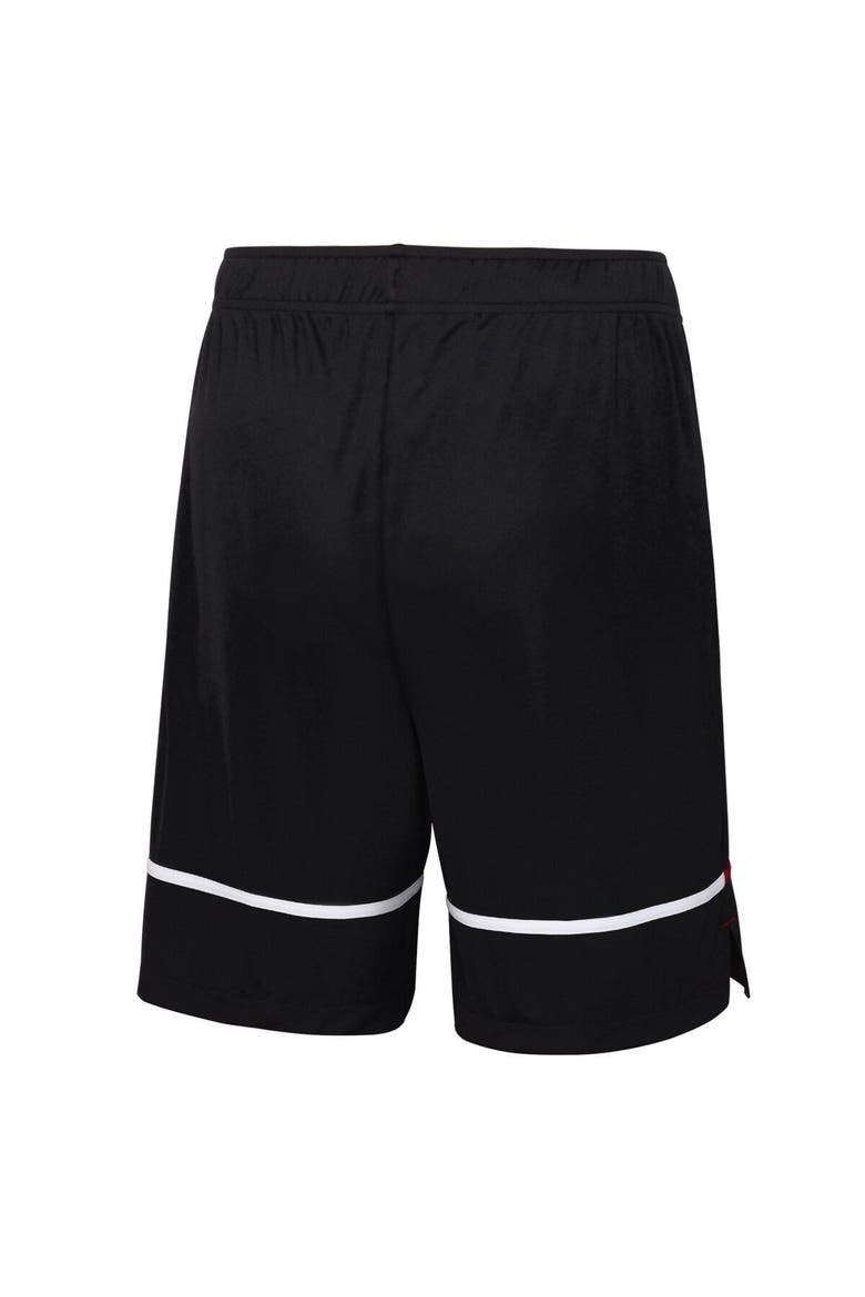Men's New Era Black San Francisco 49ers Combine Authentic Rusher Training Shorts, Alternate, color, Black