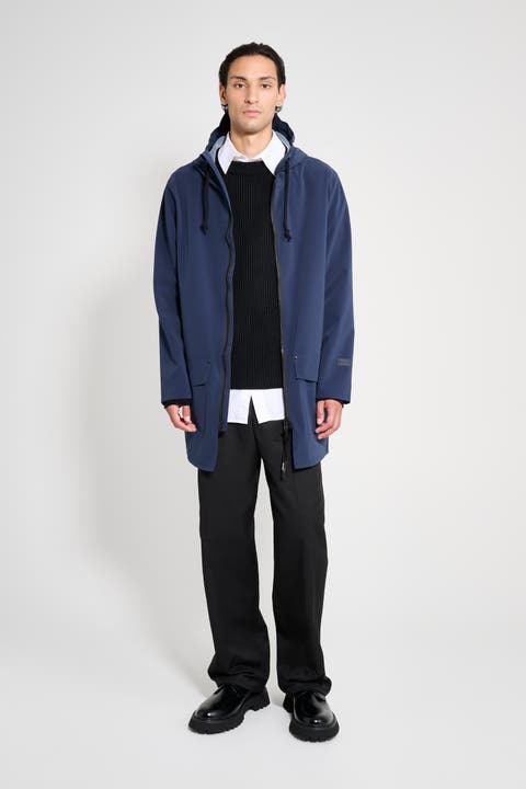 Stockholm Patch Matte Raincoat