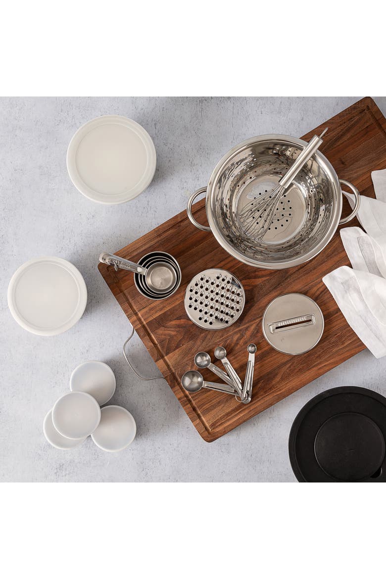 Tobias 27 Piece All-In-One Cooking Tool Set - Ideal For Prepping, Alternate, color, Silver