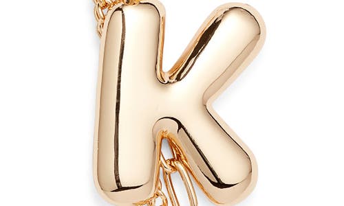 Chelsea28 Bubble Letter Bag Charm In Gold
