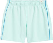 Mini Rodini Kids' Piped Organic Cotton Sweat Shorts